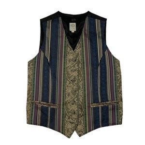 SOLD - Men’s WAH Arizona True West Outfitters Western Floral Vest Men’s Large